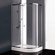 Душевой уголок Cezares Anima W-RH-1-120/90 профиль хром, стекло прозрачное