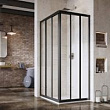 Дверь для душевого уголка Ravak Supernova ASRV3-90 15V703R2Z1 Transparent, профиль черный