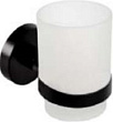 Стакан для зубных щеток Bemeta DARK настенный 70x95x105мм, черный