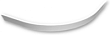 Экран для поддона Cezares Tray AS-RH-120/90-100-SCR-R, белый