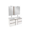 Мебель для ванной Jacob Delafon Soprano EB1332-N18 140 см, белый глянец