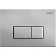 Кнопка смыва D&K Rhein DB1499002 хром матовый