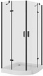 Душевой уголок Niagara Nova 68160811BLACK 100x100 профиль черный