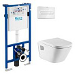 Комплект Система инсталляции для унитазов Roca DUPLO WC 89009000K + Чаша для унитаза подвесного Roca