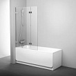Шторка на ванну Ravak BVS2-100 L Transparent, профиль хром