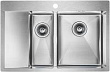Мойка кухонная Paulmark Liga PM227851-BSR брашированная нержавеющая сталь, R