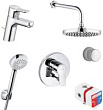 Душевой комплект Kludi Pure&Easy 376300565 с внутренней частью