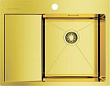 Мойка кухонная Omoikiri Akisame 65-LG R, светлое золото