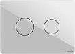 Кнопка смыва Cersanit Accento Circle BU-ACN-CIR-PN/Wh/Gl