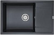 Мойка кухонная Paulmark Verlass PM317850-BLM черный металлик