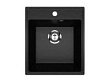 Кухонная мойка Practik PR-M-425-004 черный оникс