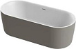Акриловая ванна Cezares Metauro INT Central 180x80 серая матовая METAURO-INT-Central-180-80-60-G-W-M