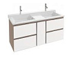 Тумба под раковину Jacob Delafon Soprano EB1332-N18 140 см, белый глянец