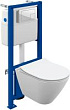 Комплект Cersanit City Smart CO DPL EO Slim + Link Pro + Corner пластик белый
