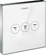 Переключатель потоков Hansgrohe ShowerSelect 15736400 на три потребителя, белый