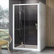 Душевая дверь в нишу Ravak 10° 10DP2-110 Transparent, профиль белый
