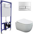 Комплект Berges Wasserhaus Novum 043237 кнопка L3 хром глянец