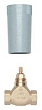 Механизм встраиваемого вентиля GROHE, резьба 1/2″, латунь (29811000)