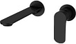 Смеситель Agger Gorgeous A0272244 с внутренней частью, для раковины, черный