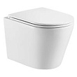 Унитаз подвесной Azario Teramo AZ-0053-UQ безободковый, с микролифтом