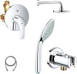 Душевой комплект Grohe Eurosmart 124440 с внутренней частью