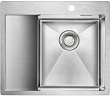 Мойка кухонная Paulmark Alster PM825951-BSR брашированная нержавеющая сталь