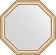 Зеркало Evoform Octagon BY 3710 золотые бусы на серебре