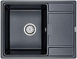 Мойка кухонная Paulmark Weimar PM216550-BLM черный металлик