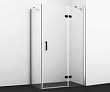 Душевой уголок Wasserkraft Aller 10H10RB black matt, 120x100 см