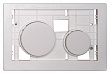 Кнопка смыва Tece Loop Modular 9240664 кнопка белая антибактериальная, стекло