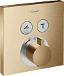 Термостат Hansgrohe ShowerSelect 15763140 для душа, бронза