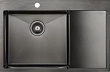 Мойка кухонная Paulmark Atlan PM217851-GML L, вороненая сталь