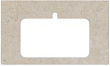 Столешница Kerama Marazzi Plaza Про Лаймстоун AT PL2.DD590500R\80
