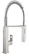 Смеситель Grohe Eurocube 31395DC0 для кухонной мойки, суперсталь