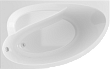 Акриловая ванна Timo Iva 160x100 L