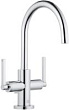 Смеситель Kludi Nova Fonte Puristic 201180515 для раковины, с донным клапаном