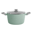 Кастрюля Maunfeld Helga MCS57FA05FS 24 см, 5.7 л, стеклянная крышка