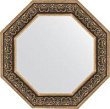 Зеркало Evoform Octagon BY 3842 вензель серебряный