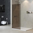 Душевая перегородка Cezares Liberta L-1-TB-90-BR-Cr профиль хром, стекло бронза