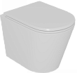 Унитаз подвесной D&K Venice DT1026516 безободковый, с микролифтом