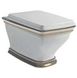 Унитаз подвесной Artceram Civitas CIV001 01 93 белый с платиновым декором