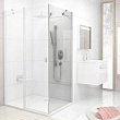Боковая стенка Ravak CPS-80 Transparent, профиль белый