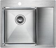 Мойка кухонная Paulmark Flank PM225951-BSL брашированная нержавеющая сталь, L