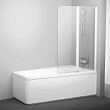 Шторка на ванну Ravak 10° 10CVS2 7QRA0103Z1 R, Transparent, белый