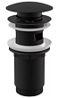 Донный клапан для раковины AlcaPlast A392 BLACK