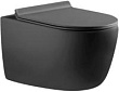 Унитаз подвесной Aquanet Cetus-GW 287009 Rimless с микролифтом, серый матовый