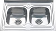 Мойка кухонная Melana 8060S 061/2 *5, нержавеющая сталь