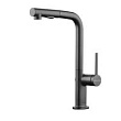 Смеситель Paulmark Neo Ne214419-B для кухни, вороненая сталь