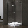 Душевой уголок Cezares Elena W-ASH-1-80/90-C-Cr, стекло прозрачное