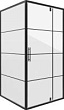 Душевой уголок Niagara NG-0220-08 Black 120x80